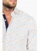 ENZO207-6 Chemise STRETCH motifs SHADES coupe confort