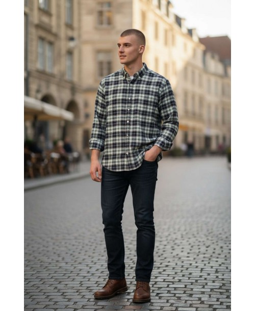 FLA003-16 Chemise en flanelle FLA003-16 Chemise en flanelle