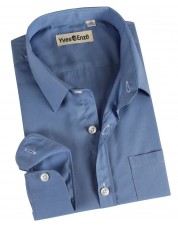 KIDS-901-2 Chemise bleue enfants de 6 à 16 ans