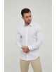 ENZO-043-9 White STRETCH shirt slim fit