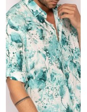 VS-50-23 Chemisette viscose en DIGITAL PRINTS relax fit