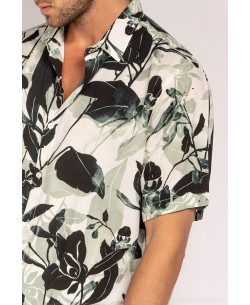 VS-50-9 Chemisette viscose en DIGITAL PRINTS relax fit