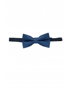 NP-P1303 Navy printed bow tie in box & pocket square