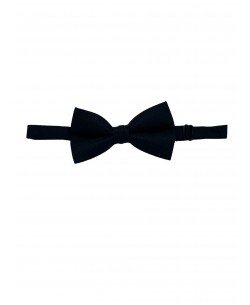 NP-P1314 Black printed bow tie in box & pocket square