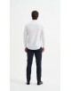 M0800-1 Chemise coupe ajustée - Blanc