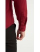 M0800-4 Chemise coupe ajustée - Bordeaux