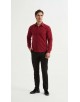 M0800-4 Chemise coupe ajustée - Bordeaux