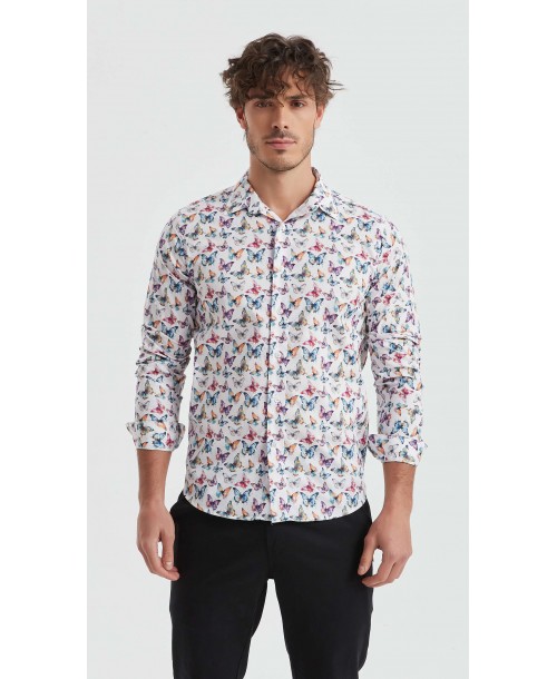 ENZO-117-11 Chemise collection "PREMIUM" en Digital prints