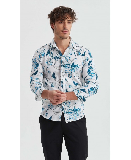 ENZO-117-04 Chemise collection "PREMIUM" en Digital prints