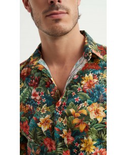 ENZO-117-05 Chemise collection "PREMIUM" en Digital prints