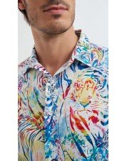 ENZO-117-09 Chemise collection "PREMIUM" en Digital prints
