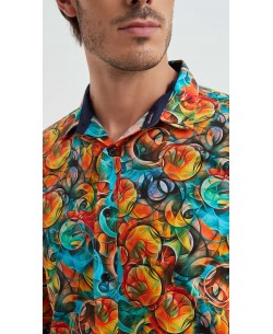 ENZO-119-03 Chemise collection "PREMIUM" en Digital prints