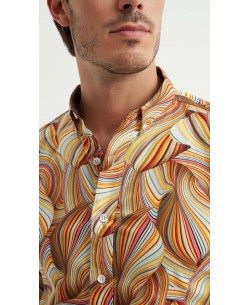 ENZO-119-05 Chemise collection "PREMIUM" en Digital prints
