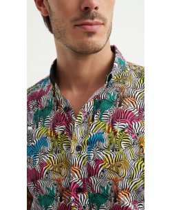 ENZO-119-06 Chemise collection "PREMIUM" en Digital prints