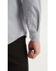 1506234-6 Chemise grise carreaux TARTAN coupe confort