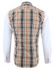 YE-1507016-1 Chemise grande taille à carreaux tartans du 2XL au 6XL