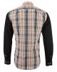 YE-1507016-2 Chemise grande taille à carreaux tartans du 2XL au 6XL