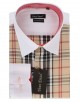 YE-1507017-1 Chemise grande taille à carreaux tartans du 2XL au 6XL