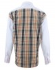 YE-1507017-1 Chemise grande taille à carreaux tartans du 2XL au 6XL