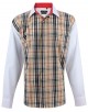 YE-1507017-1 Chemise grande taille à carreaux tartans du 2XL au 6XL