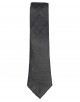CR-23 Cravate de couleur noire ornée de motifs paisleys