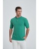 YE-8846-06 Polo vert  col mao