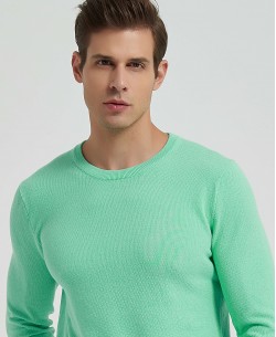 YE-6801-11 Sea green jumper in cotton