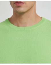 YE-6801-16 Green jumper in cotton