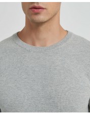 YE-6801-9 Silver grey jumper in cotton