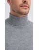 GT41-127 Pull gris 2XL au 5XL col roulé