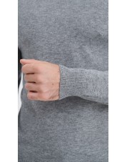 GT41-127 Pull gris 2XL au 5XL col roulé