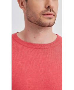 YE-6746-131 Crew neck pink jumper
