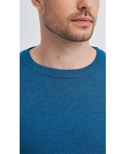 YE-6746-149 Crew neck jeans blue jumper