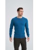 YE-6746-149 Crew neck jeans blue jumper