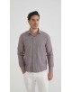  R002-23 Chemise choco piqué en confort fit