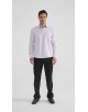  R002-04 Chemise parme piqué en confort fit