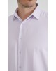  R002-04 Chemise parme piqué en confort fit