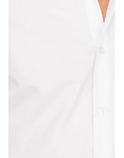 SAT100-1 Chemise blanche slim fit taille S