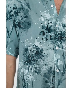 VS-50-12 Chemisette viscose en DIGITAL PRINTS relax fit