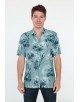 VS-50-12 Chemisette viscose en DIGITAL PRINTS relax fit