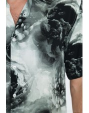 VS-50-16 Chemisette viscose en DIGITAL PRINTS relax fit