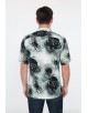 VS-50-16 Chemisette viscose en DIGITAL PRINTS relax fit