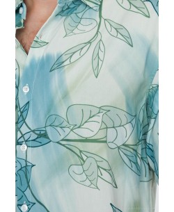 VS-50-18 Chemisette viscose en DIGITAL PRINTS relax fit