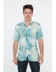 VS-50-18 Chemisette viscose en DIGITAL PRINTS relax fit