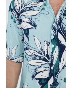 VS-50-22 Chemisette viscose en DIGITAL PRINTS relax fit