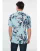 VS-50-22 Chemisette viscose en DIGITAL PRINTS relax fit