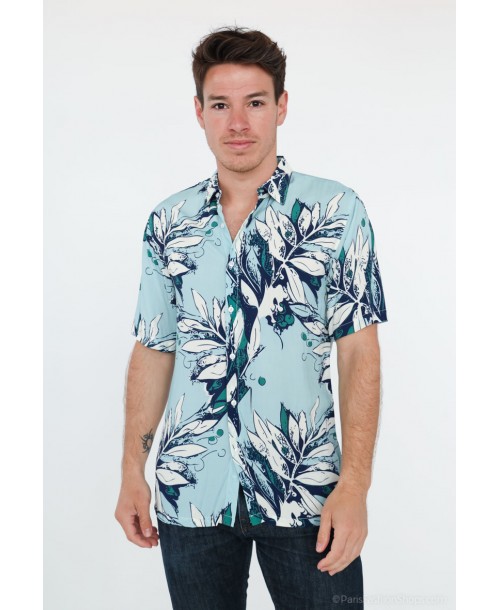 VS-50-22 Chemisette viscose en DIGITAL PRINTS relax fit