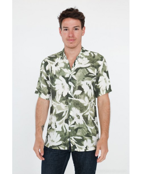 VS-50-24 Chemisette viscose en DIGITAL PRINTS relax fit