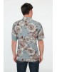 VS-50-3 Chemisette viscose en DIGITAL PRINTS relax fit