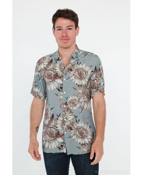 VS-50-3 Chemisette viscose en DIGITAL PRINTS relax fit